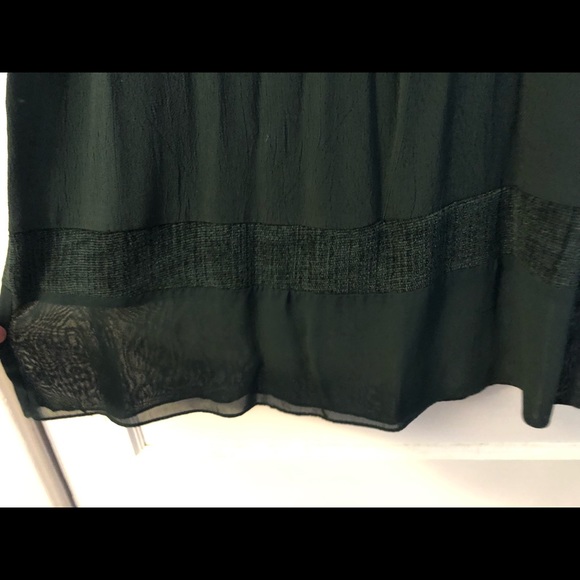 K Petite Green Dress & Jacket Set. 6P. Gauzy flowy lovely! - Picture 4 of 9